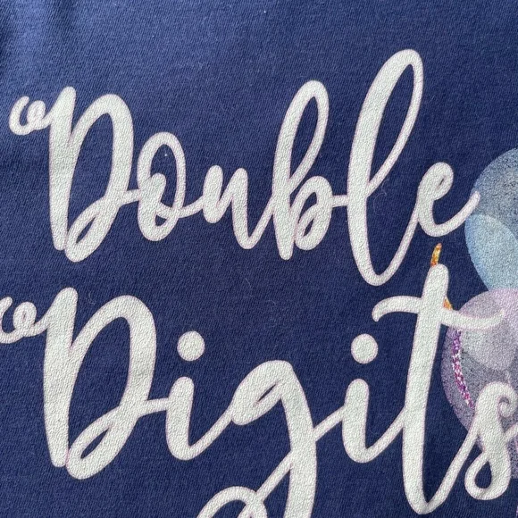 Kid’s “Double Digit” t-shirt, size M. - Picture 4 of 9